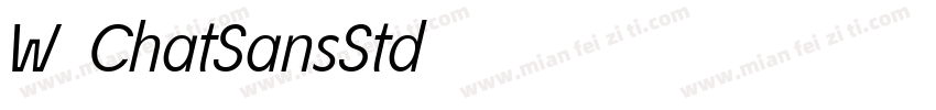 WéChatSansStd字体转换