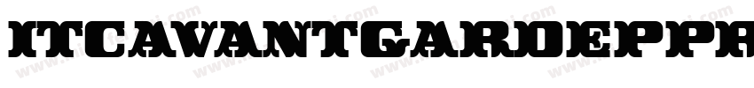 ITCAVANTGARDEPPRO字体转换