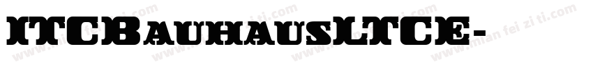 ITCBauhausLTCE字体转换
