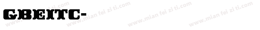 gbeitc字体转换