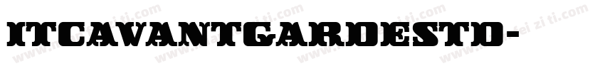 itcavantgardestd字体转换