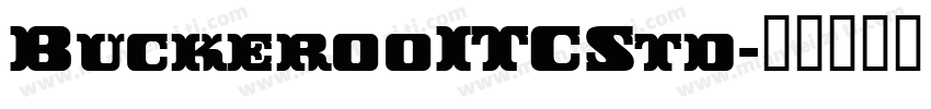 BuckerooITCStd字体转换