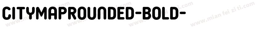 CitymapRounded-Bold字体转换