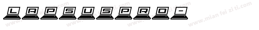 lapsuspro字体转换