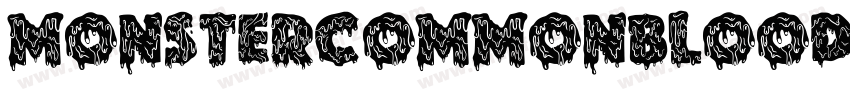 MonsterCommonBlood字体转换
