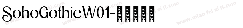 SohoGothicW01字体转换