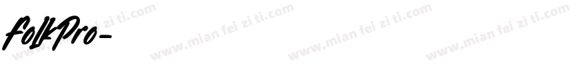 FolkPro字体转换