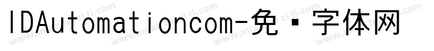 IDAutomationcom字体转换
