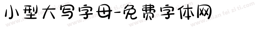 小型大写字母字体转换