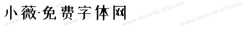 小薇字体转换