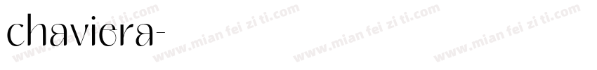 chaviera字体转换