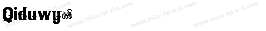 Qiduwy字体转换