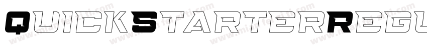 QuickStarterRegular字体转换