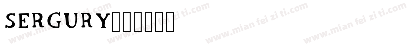 Sergury字体转换