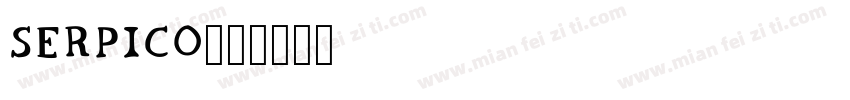 Serpico字体转换