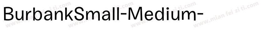 BurbankSmall-Medium字体转换