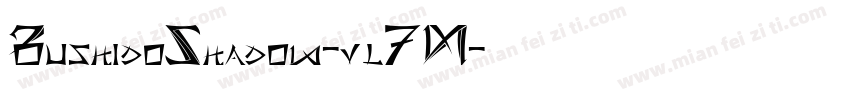 BushidoShadow-vl7M字体转换