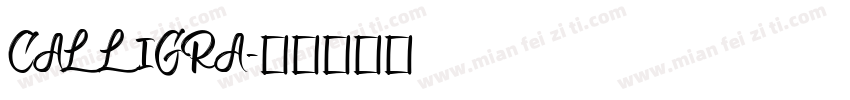 CALLIGRA字体转换