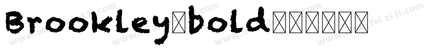 Brookley-bold字体转换