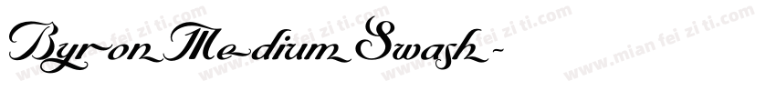 ByronMediumSwash字体转换