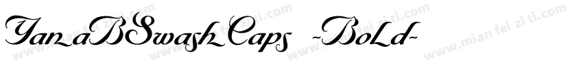 YanaBSwashCapsI-Bold字体转换