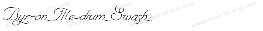 ByronMediumSwash字体转换