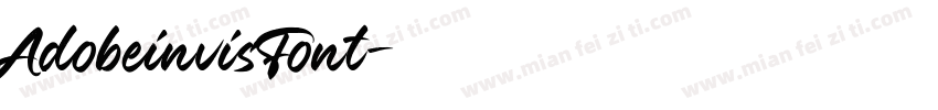AdobeinvisFont字体转换