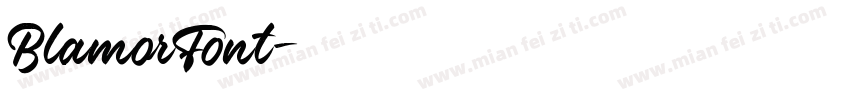 BlamorFont字体转换