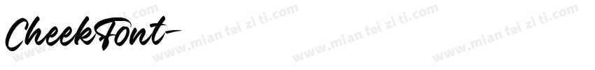 CheekFont字体转换