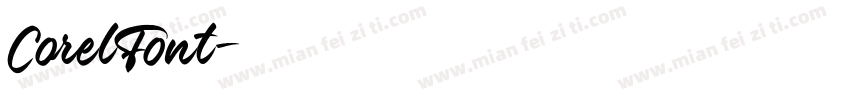 CorelFont字体转换