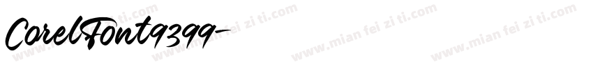 CorelFont9399字体转换