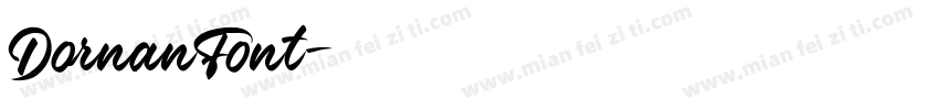 DornanFont字体转换