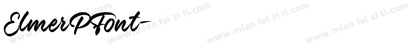 ElmerPFont字体转换