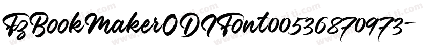 FzBookMakerODIFont00536870973字体转换