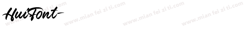 HuiFont字体转换