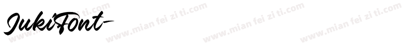JukiFont字体转换