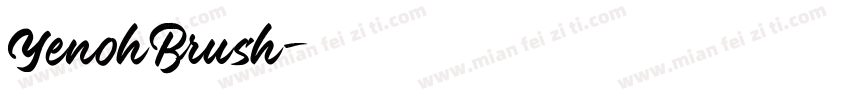 YenohBrush字体转换
