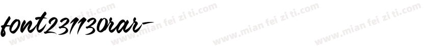 font231130rar字体转换