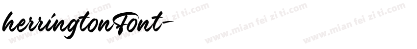 herringtonFont字体转换