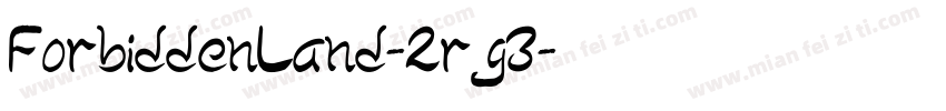 ForbiddenLand-2rg3字体转换
