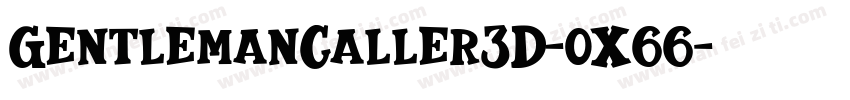 GentlemanCaller3D-OX66字体转换