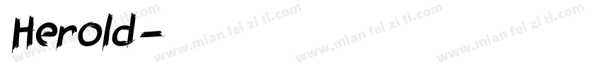 Herold字体转换