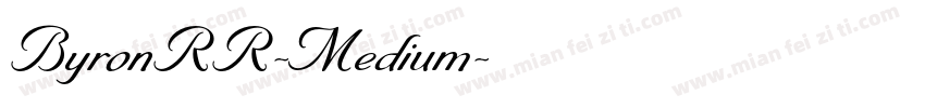 ByronRR-Medium字体转换