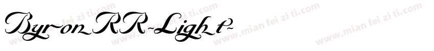 ByronRR-Light字体转换