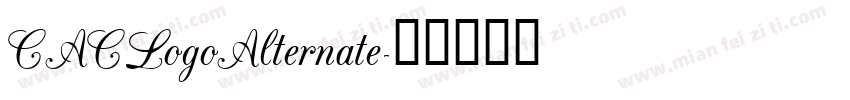 CACLogoAlternate字体转换