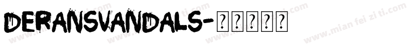DeransVandals字体转换