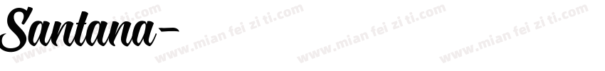 Santana字体转换