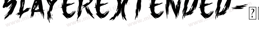 SlayerExtended字体转换