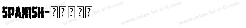 spanish字体转换