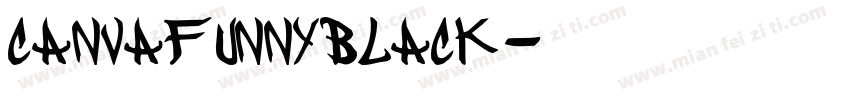 canvafunnyblack字体转换